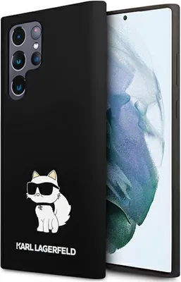 Obrázok produktu pre Karl Lagerfeld Silicone (KLHCS24LSNCHBCK) kryt na Samsung Galaxy S24 Ultra – Choupette