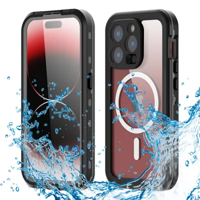 Obrázek produktu pro Vodotěsné pouzdro ShellBox IP68 MagSafe - iPhone 15 Pro - černé