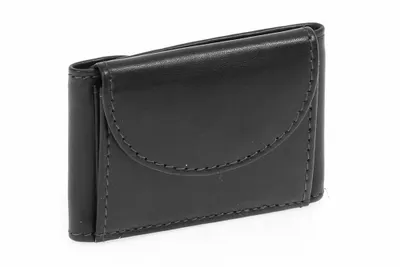 Produktbild von Extra kleine Minibörse LEAS in Echt-Leder, schwarz - LEAS Mini-Edition