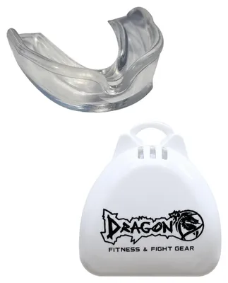 Produktbild von Dragon do Professional Mundschutz Sportmundschutz für Boxen, MMA, Kickboxen, Kampfsport, Rugby, Karate, Hockey Zahnschutz Erwachsene, Jugendliche (Transparent, Standard-99125)