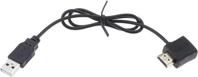 Productafbeelding van USB 2.0 HDMI-kabel, 0,5 meter, verlengkabel voor PC-monitor of projector, zwart