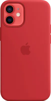Produktbild von Apple silikonový kryt s MagSafe na iPhone 12 mini - červený