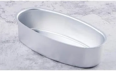 Produktbild von Kuchenbackform Silber Ovale aus Aluminiumlegierung für Backen