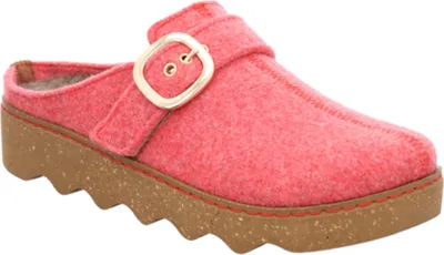 Immagine prodotto di Pantofola da donna Rohde in feltro morbido con plateau e fibbia Foggia-D 6117, misura:41 EU, colore:Rosso