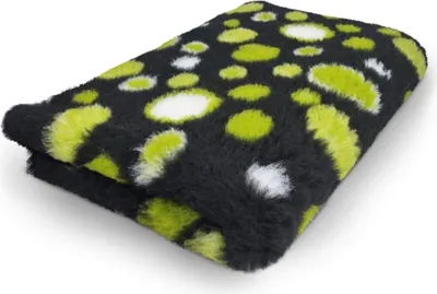 Produktbild von Vet Bed Hundebett schwarz Kreise grün weiß