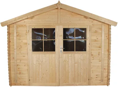 Produktbild von Gartenhaus Kitzbühel - 3,00 x 3,00 Meter aus 19mm Blockbohlen