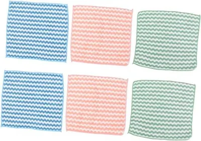Produktbild von Set aus 6 weichen, absorbernden Küchen- und Geschirrhandtüchern