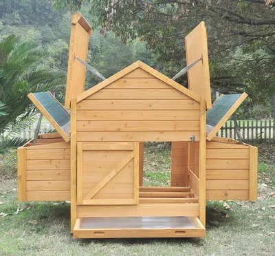 Produktbild von Hühnerstall Nr.02"Gluckshaus"mit Nistkasten für 4-6 Hühner