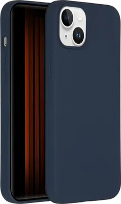 Produktbild von Accezz Liquid Silikoncase mit MagSafe iPhone 15 Plus - Dunkelblau