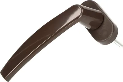 Image de Poignée de fenêtre KOTARBAU® Aluminium Différentes Marron Goupille carrée E7 Solide Universel Rotatif Basculant 90 Degrés Crantage Balcon Terrasse Rosace Vis Incluses