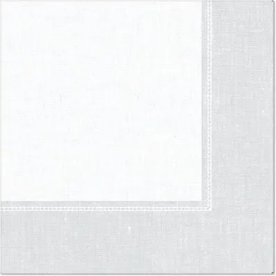 Produktbild von Servietten "ROYAL Collection" 1/4-Falz 40 cm x 40 cm weiss "Linum"