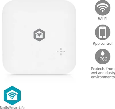 Obrázek produktu pro Wi-Fi detektor úniku vody, bateriové napájení, 80 dB alarm
