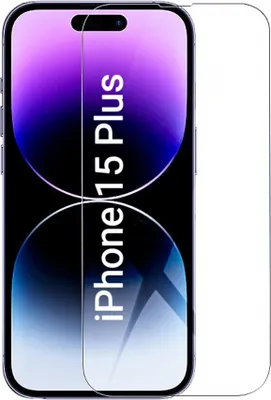 Produktbild von CLM-Tech Schutzfolie kompatibel mit iPhone 15 Plus Panzerfolie Panzerglas Crystal Clear Displayschutz 9H Glas Displayfolie Schutzglas - Unterstützt Fingerabdruck-ID - Folie kristallklar