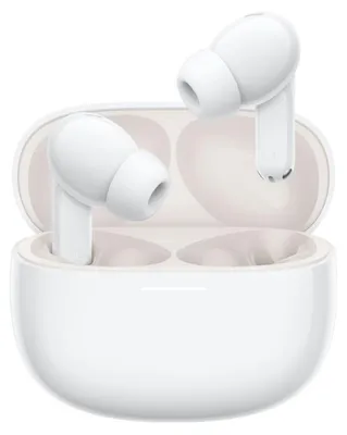 Obrázek produktu pro Sluchátka Xiaomi Redmi Buds 8 M2544E1, 11 hodin, BT 5.4, IP54, Hi-Res Audio Wireless, AI potlačování hluku, Rychlé nabíjení, Bílá