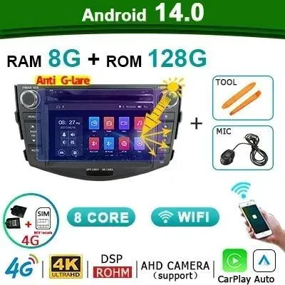 Obrázek produktu pro Autorádio, 7 Zoll displej, Wireless CarPlay a Android Auto, CBL-8G128G-CP