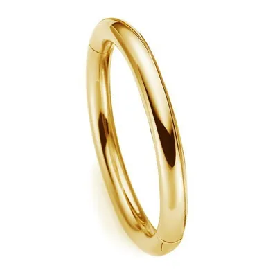 Produktbild von 8mm Armreif aus 750 Echt Gold Gelbgold glatt glänzend Armband Armschmuck