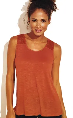 Produktbild von Esmara FashionTop Damen Oberteil Sommer Chic Hemd Hemdchen Rosenholz S 36/38