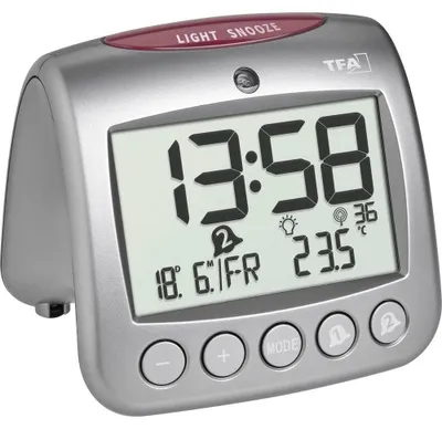 Image de TFA - Réveil radio digital avec température SONIO 2.0 - 60.2559.54