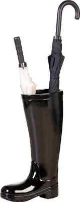 Produktbild von Casablanca by Gilde Schirmständer Stiefel schwarz, Europäische Herstellung H. 45 cm,86766