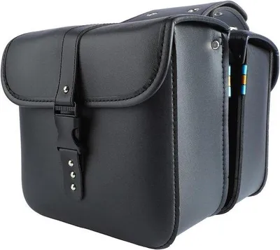 Produktbild von Motorrad Satteltaschen Schwarz Set aus 2 Motorrad Aufnahmetaschen