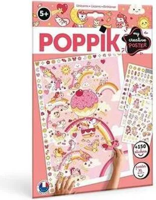 Obrázek produktu pro POPPIK - Kreativní plakáty a samolepky jednorožců