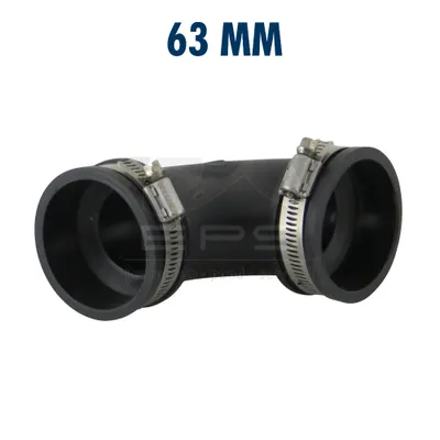 Produktbild von Flexibler Elastomer Bogen 90° 63mm