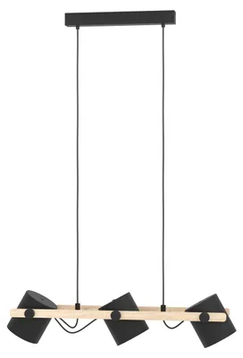 Immagine prodotto di Lampada a sospensione a 3 luci HxD 110078 cm crema/nero