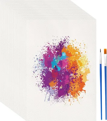 Productafbeelding van Aquarelpapier A4, 24 vellen aquarelpapier 300 g/m², wit aquarelblok voor studenten, beginners, aquarel en schetsen (29,7 x 21 cm)
