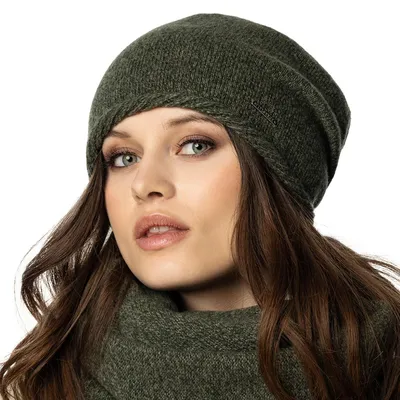 Produktbild von VIVISENCE Damen Beanie Mütze Winter Aus Warmem Wollgarn Klassische Herbst Winter