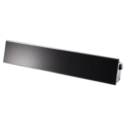 Produktbild von Infrarot Heizstrahler Relax Glass IP65 1800 Watt Schwarz-Silber