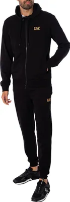 Produktbild von Emporio Armani EA7 Herren Trainingsanzug-Set Schwarz 8NPV63-PJVRZ-0208 Grösse M