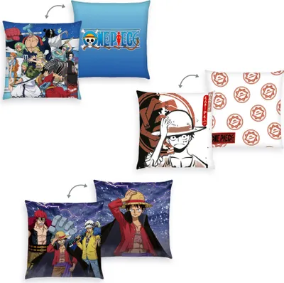 Produktbild von One Piece Kissen 3er-Pack Monkey D. Ruffy 40 x 40 cm