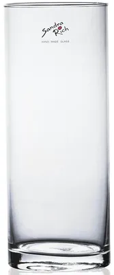 Produktbild von Glasvase "Cyli HC" Ø 10cm x 25cm | Zynlindrische Vase Blumenvase Glas