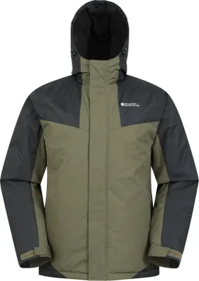 Obrázok produktu pre Mountain Warehouse - Pánska lyžiarska bunda "Dusk III" MW1723 (L) (Dark khaki/black)