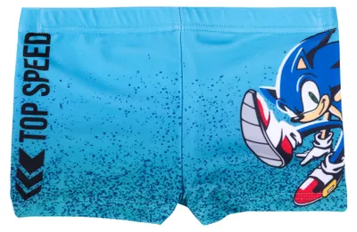 Produktbild von Sonic The Hedgehog Badehose für Jungen - Kinder Schwimmhose Badekleidung Hose Blau 134-140