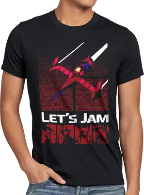 Produktbild von A.N.T. Let's Jam Space Cowboy Herren T-Shirt bebop anime manga