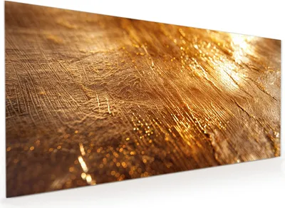 Produktbild von Küchenrückwand Spritzschutz Glas mit Motiv Goldene Textur 40 x 40 cm