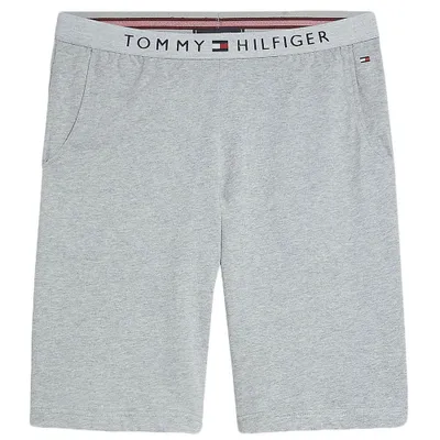 Produktbild von Tommy Hilfiger heren lounge short, korte broek dun, grijs