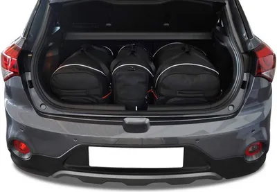 Produktbild von Hyundai I20 2014-2020 Kofferraumtaschen Set 3 Stk