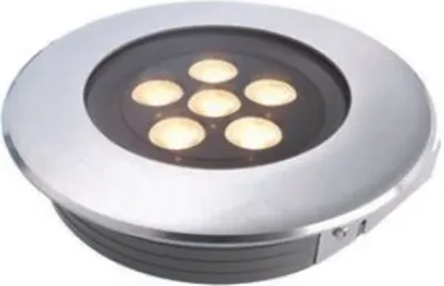 Obrázok produktu pre LED zapustené podlahové svietidlo Flat I 3000K Ø 173 mm strieborná IP67