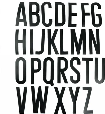 Produktbild von Magnetische Buchstaben (Alphabet) Blau  x  x 300 mm - Blau - Ferric oxide - 0,8 mm - In -  & Outdoor - Nutzung - ML555 - AZ