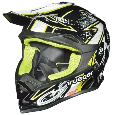 Produktbild von RK-652 Kinder Crosshelm Endurohelm Motorradhelm Roller Quad Helm Kinderhelm Black Coolplay XXS (51-52)