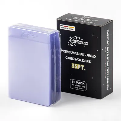 Produktbild von cardcosmos Semi-Rigid Card Holders 35PT – 50 Stück