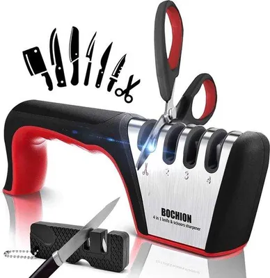Produktbild von Famanu Messerschärfer 4-Stufen - Handbetrieb, für Küchen- und Outdoormesser