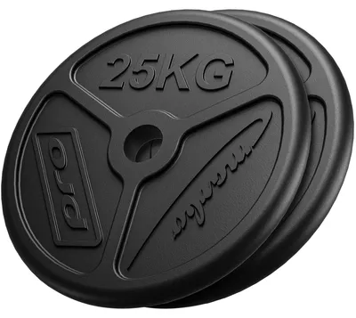 Obrázek produktu pro Marbo Sport 50 kg sada olympijských závaží z litiny Litinové závaží s otvorem ø50/51 mm / 2 x 25 kg