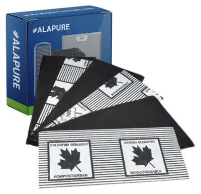 Produktbild von Alapure Kohlefilter + Fettfilter passend für Atag ACC915