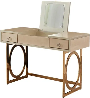 Immagine prodotto di Tavolino da toilette Consolle di design Tavolo cosmetico Specchio Vestaio Tavolini da toilette Nuovo