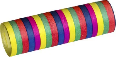 Produktbild von 50x Luftschlangen gestreift 4 m 1 Stk.