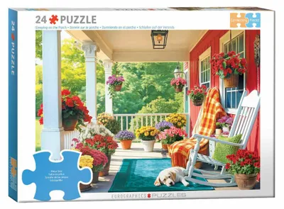 Produktbild von Eurographics Puzzle Veranda, 24 Teile, 36 x 26 cm, 6724-6125