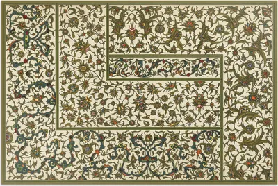 Produktbild von Blumen-Efeu von Albert Racinet – Vinylteppich – 100x150 cm – Outdoor Teppich – Terrasse – Wetterfest – Modern